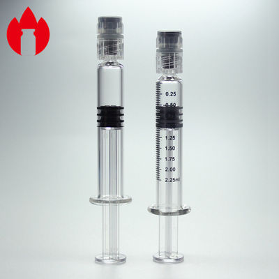 5,0 Prefilled Borosilicat-Glas der neutralen Person die Kapazität der Spritzen-2.25ml für medizinisches
