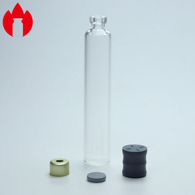 Klare neutrale Kapazität der Borosilicat-Glas-Patronen-3ml für medizinische Verwendung