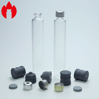 Klare neutrale Kapazität der Borosilicat-Glas-Patronen-3ml für medizinische Verwendung