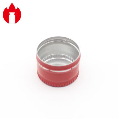 20 mm Rotschrauben-Aluminium-Seilkappen mit PE-Dichtung
