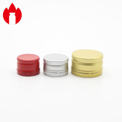 20mm 22mm 25mm 28mm Aluminium Pilfer Proof Caps für Schraubflasche