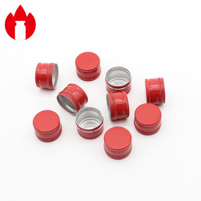 20 mm Rotschrauben-Aluminium-Seilkappen mit PE-Dichtung
