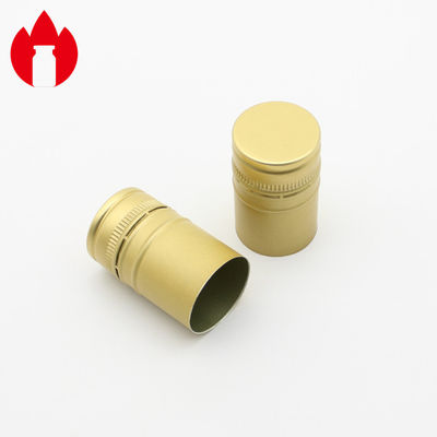 28 mm hohe Aluminium-Strafkappe für Weinflasche