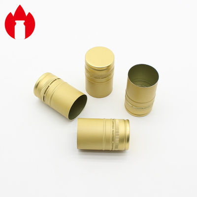 28 mm hohe Aluminium-Strafkappe für Weinflasche