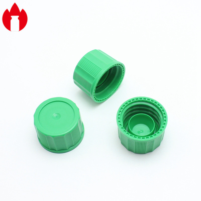 18 mm PP Material Plastik Schraubkappen Blau / Grün Farbe mit Innenstecker