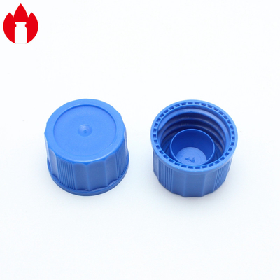 18 mm PP Material Plastik Schraubkappen Blau / Grün Farbe mit Innenstecker