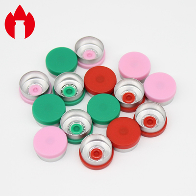 13mm Fläche Farbenfarbenfarbenes Arzneimittel Einweg-Aluminium-Plastik-Deckel