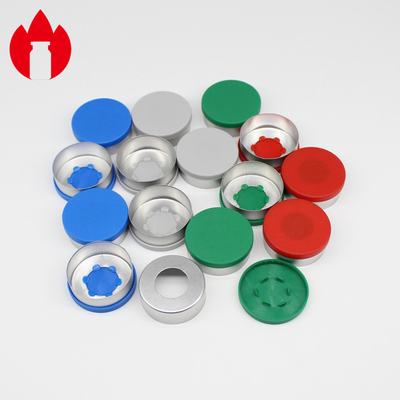 Durchstechflaschenkappe Medizinische Aluminium-Plastik-Flip-Off-Kappen