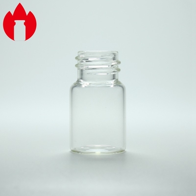 7ml klären verlegten Spitzenborosilicat-Glas-Miniflaschen-Phiolen-Behälter