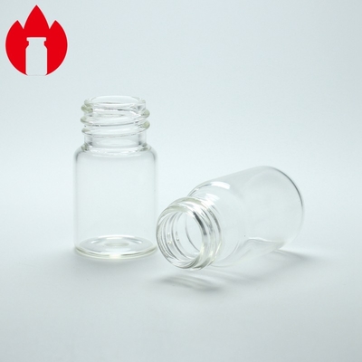 7ml klären verlegten Spitzenborosilicat-Glas-Miniflaschen-Phiolen-Behälter