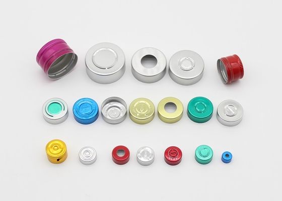 Medizinischer Falz Vail Aluminiumpp. bedeckt 13mm 20mm 28mm 32mm GMP Bescheinigung mit einer Kappe