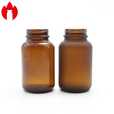 Amber Soda-Lime Glasflasche für Tabletten oder Pillen